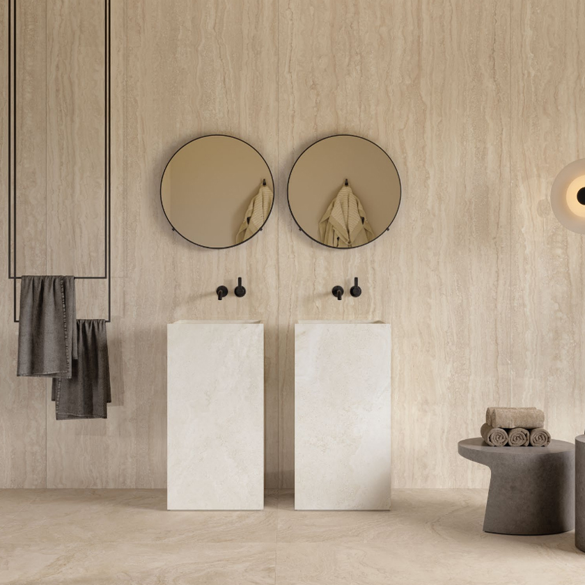 Πλακάκι Unique Travertine Cream Minimal 60x120 cm 